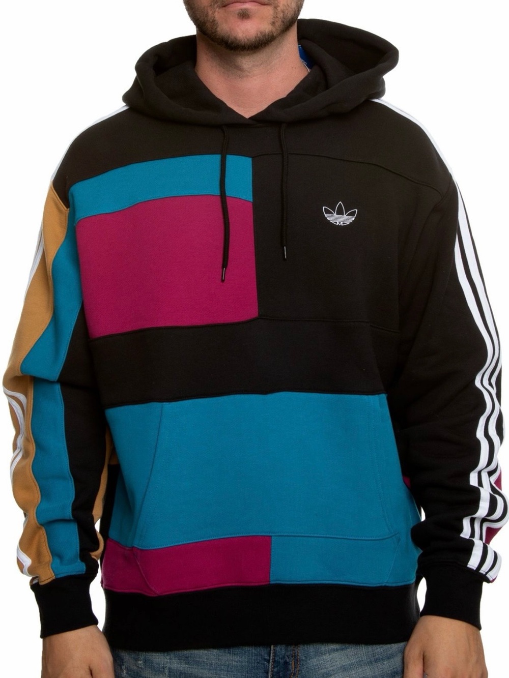 ADIDAS Originals Asymm Block Hoodie - Men’s XL - Like New